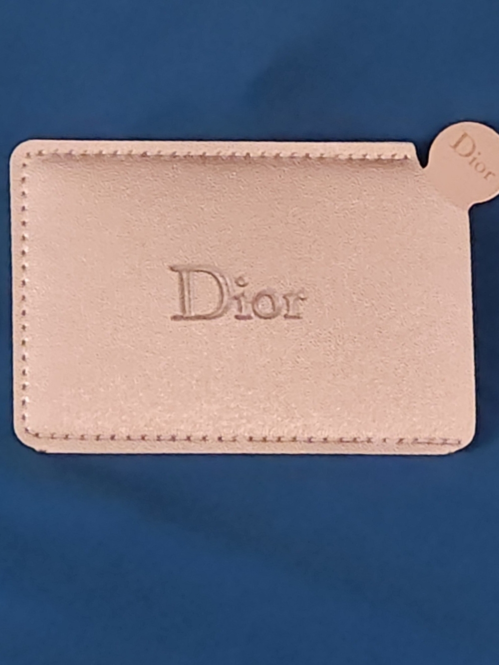 Dior Rose Gold Silver Card Holder And Metal Insert Mirror - Picture 3 of 6